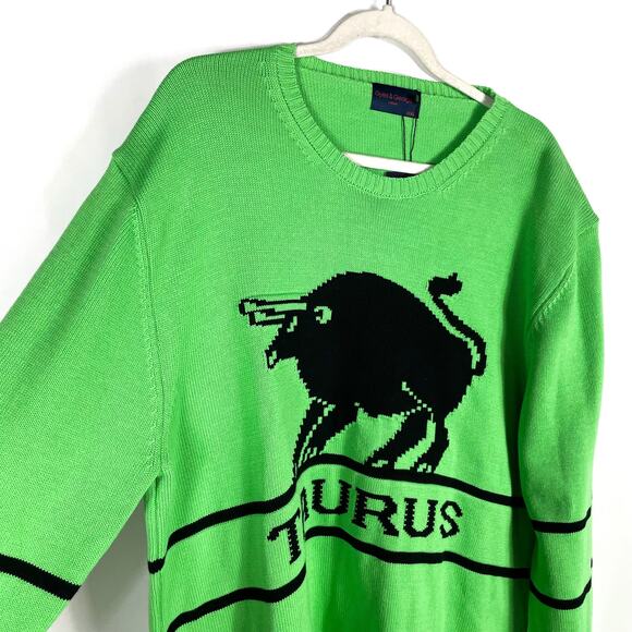 Gyles & George Rowing Blazers Taurus Sweater Green Crew Neck Pullover Sz 2XL Men - Picture 3 of 10